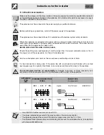 Предварительный просмотр 29 страницы Smeg SUK 62 Manual