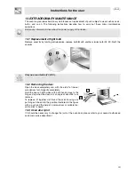 Предварительный просмотр 17 страницы Smeg SUK61CPX5 Instructions For Installation And Use Manual