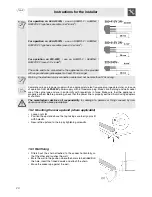 Предварительный просмотр 21 страницы Smeg SUK61IPX5 Instructions For Installation And Use Manual