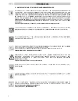 Preview for 2 page of Smeg SUK90MFX Instructions For Installation And Use Manual