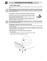 Preview for 9 page of Smeg SUK90MFX Instructions For Installation And Use Manual