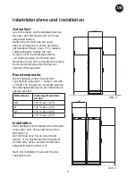 Предварительный просмотр 4 страницы Smeg SW...R Series (German) Bedienungsanleitung