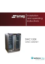 Smeg SWC120X Installation And Operating Instructions Manual preview