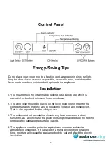 Preview for 5 page of Smeg SWC120X Installation And Operating Instructions Manual