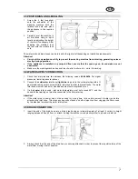 Предварительный просмотр 7 страницы Smeg SWF1600 Instruction Manual