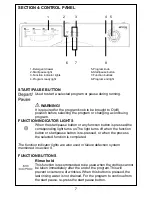 Предварительный просмотр 8 страницы Smeg SWM62F User Manual