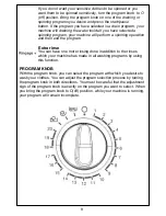 Предварительный просмотр 9 страницы Smeg SWM62F User Manual