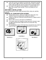 Предварительный просмотр 4 страницы Smeg SWM65 User Manual