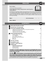 Предварительный просмотр 2 страницы Smeg SWM65EG Instruction Book