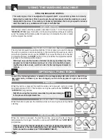 Предварительный просмотр 11 страницы Smeg SWM65EG Instruction Book