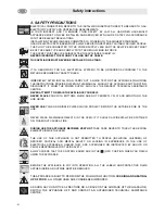 Preview for 4 page of Smeg SY4110 Instructions For Use Manual