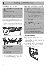 Preview for 32 page of Smeg SY62MX9 Original Instructions Manual