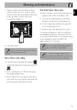 Preview for 33 page of Smeg SY62MX9 Original Instructions Manual