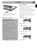 Preview for 47 page of Smeg SY62MX9 Original Instructions Manual