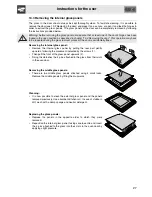 Предварительный просмотр 25 страницы Smeg SY6CPX8 Instructions For Use Manual