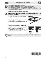 Предварительный просмотр 28 страницы Smeg SY6CPX8 Instructions For Use Manual