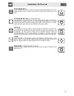 Предварительный просмотр 19 страницы Smeg SY92PX Instructions For Use Manual