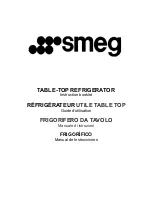 Предварительный просмотр 1 страницы Smeg TABLE-TOP REFRIGERATOR Instruction Booklet