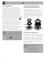 Preview for 18 page of Smeg TR103BL Translation Of The Original Instructions