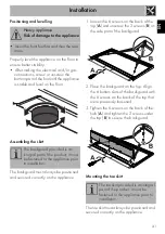 Preview for 39 page of Smeg TRA90BLP9 Instructions Manual