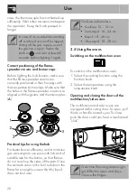 Предварительный просмотр 18 страницы Smeg TRA93BL Manual