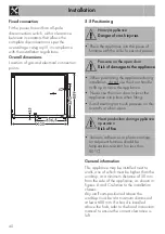 Предварительный просмотр 38 страницы Smeg TRA93BL Manual