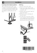 Предварительный просмотр 40 страницы Smeg TRA93BL Manual