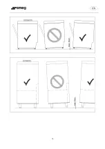 Предварительный просмотр 14 страницы Smeg UD515D Translation Of The Original Instructions