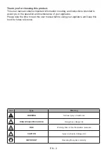 Preview for 2 page of Smeg UK282PXNF User Manual