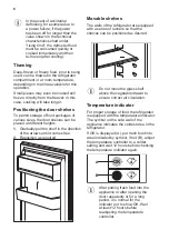 Предварительный просмотр 6 страницы Smeg UKS3C090P1 User Manual