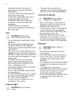 Preview for 4 page of Smeg UKS3L090P1 User Manual