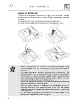 Предварительный просмотр 26 страницы Smeg Universale DWA6314B2 Manual