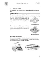 Предварительный просмотр 29 страницы Smeg Universale DWA6314B2 Manual