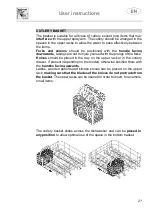 Предварительный просмотр 21 страницы Smeg Universale STL67237L User Instructions