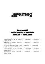 Smeg UW60132D Series Manual Installation, Use And Maintenance предпросмотр