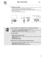 Preview for 21 page of Smeg V32B.1 Instruction Manual