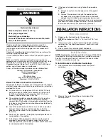 Preview for 5 page of Smeg W10818570A Installation Instructions Manual