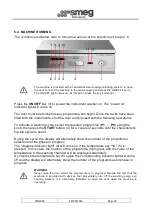 Предварительный просмотр 22 страницы Smeg WD1050 Operating Instructions Manual