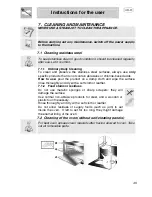 Preview for 20 page of Smeg WE206X-5 Instructions For Installation And Use Manual