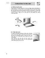 Preview for 23 page of Smeg WE206X-5 Instructions For Installation And Use Manual