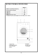 Предварительный просмотр 7 страницы Smeg WM40T User Manual