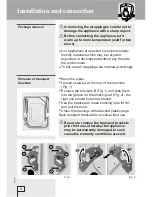 Предварительный просмотр 6 страницы Smeg WM62121 Instructions For Use Manual