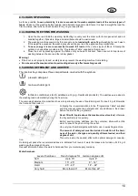 Предварительный просмотр 11 страницы Smeg WMF147 Instruction Manual