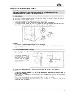 Предварительный просмотр 7 страницы Smeg WMI16AAA Instruction Manual