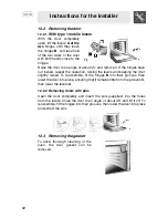 Предварительный просмотр 28 страницы Smeg XXSC111P User Manual