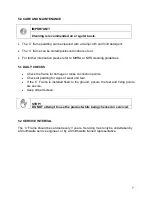 Preview for 8 page of smirthwaite 44101 Instructions For Use Manual