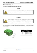 Предварительный просмотр 21 страницы Smitec ICOS-PS 3160 Series Installation, Use And Maintenance Manual