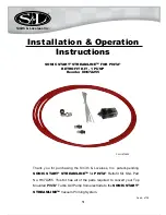 SMITH & LOVELESS Sonic Start Streamline Installation & Operation Instructions preview