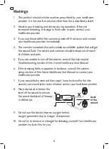 Предварительный просмотр 8 страницы Smith & Nephew RENASYS GO 66801496 User Manual