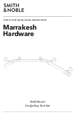 Smith & Noble Marrakesh Hardware Step By Step Installation Instructions предпросмотр